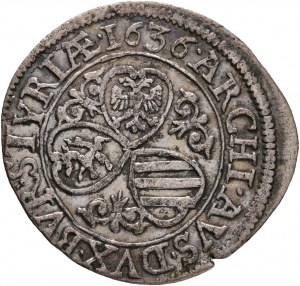 3 Kreuzer 1636 FERDINAND II. Autriche Graz