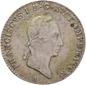 Rakúsko 3 Kreuzer 1829 A FRANCIS I. Viedeň