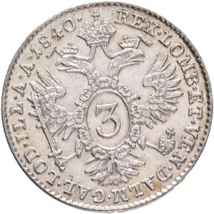 Österreich 3 Kreuzer 1840 A FERDINAND I. Wien