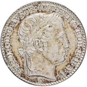 Rakúsko 3 Kreuzer 1847 C FERDINAND I.Praha