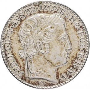 Autriche 3 Kreuzer 1847 C FERDINAND I.Prague