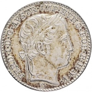Autriche 3 Kreuzer 1847 C FERDINAND I.Prague