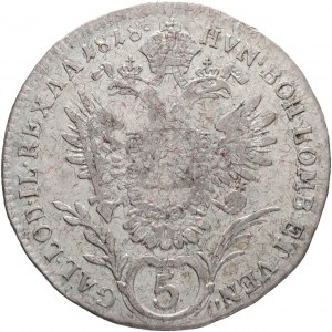 Austria 5 Kreuzer 1818 A FRANCESCO I. Vienna