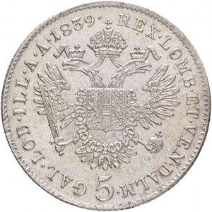 Rakúsko 5 Kreuzer 1839 C FERDINAND I. Praha