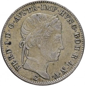 Austria 5 Kreuzer 1840 C FERDINAND I. Prague just.