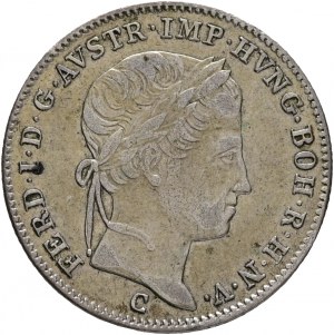Austria 5 Kreuzer 1840 C FERDINANDO I. Praga appena.