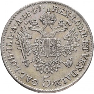 Austria 5 Kreuzer 1847 A FERDINAND I. Vienna