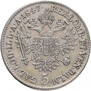 Austria 5 Kreuzer 1847 A FERDINAND I. Wiedeń