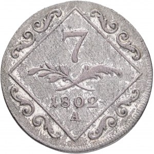 Österreich 7 Kreuzer 1802 A FRANCIS II. Wien