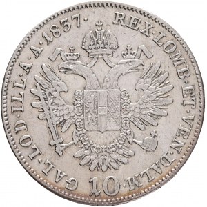 Rakúsko 10 Kreuzer 1837 C FERDINAND I. Praha