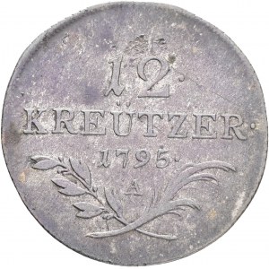 Austria 12 Kreuzer 1795 A FRANCESCO II. patina di Vienna