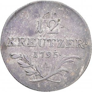 Austria 12 Kreuzer 1795 A FRANCIS II. Wiedeńska patyna