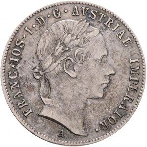 Austria 20 Kreuzer 1856 A FRANZ JOSEPH I. Vienna R!