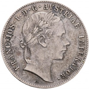 Austria 20 Kreuzer 1856 A FRANZ JOSEPH I. Vienna R!