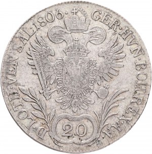 Österreich 20 Kreuzer 1806 B FRANCIS II. Kremnica