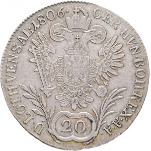 Austria 20 Kreuzer 1806 C FRANCIS II. Prague