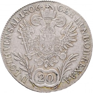 Österreich 20 Kreuzer 1806 C FRANCIS II. Prag