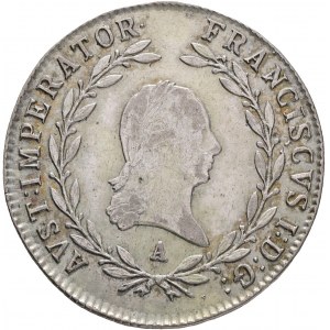 Austria 20 Kreuzer 1815 A FRANCESCO I. Vienna solo.