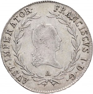 Austria 20 Kreuzer 1821 A FRANCIS I. Vienna