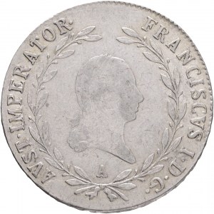Austria 20 Kreuzer 1824 A FRANCESCO I. Vienna