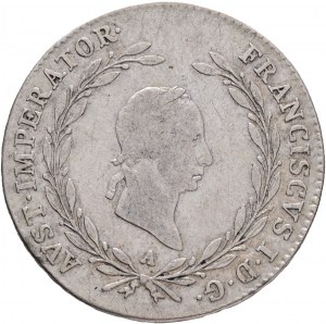 Austria 20 Kreuzer 1825 A FRANCESCO I. Vienna