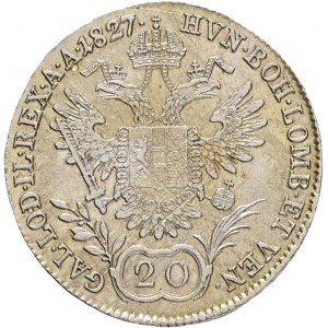 Austria 20 Kreuzer 1827 A FRANCIS I. Vienna
