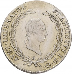 Rakúsko 20 Kreuzer 1827 A FRANCIS I. Viedeň