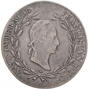 Rakúsko 20 Kreuzer 1829 A FRANCIS I. Viedeň
