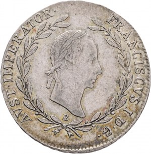Autriche 20 Kreuzer 1830 B FRANCIS I. Kremnica
