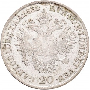 Austria 20 Kreuzer 1831 A FRANCIS I. Wiedeń po prostu.