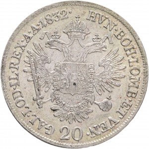 Austria 20 Kreuzer 1832 A FRANCESCO I. Vienna