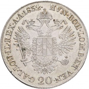 Österreich 20 Kreuzer 1832 C FRANCIS I. Prager Patina