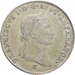 Rakúsko 20 Kreuzer 1832 C FRANCIS I. Praha patina