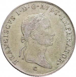 Autriche 20 Kreuzer 1832 C FRANCIS I. Patine de Prague