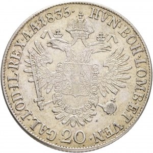 Austria 20 Kreuzer 1835 B FRANCIS I. Kremnica