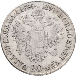 Autriche 20 Kreuzer 1835 C FRANCIS I. Prague