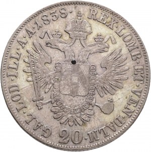 Autriche 20 Kreuzer 1838 C FERDINAND I. Prague