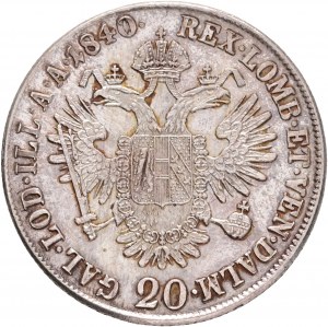 Austria 20 Kreuzer 1840 A FERDINAND I. Wiedeń