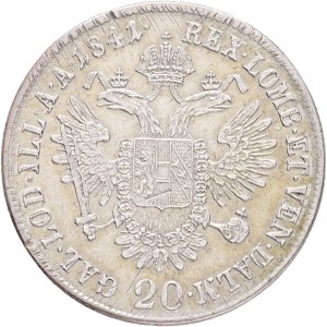 Autriche 20 Kreuzer 1841 A FERDINAND I. Vienne juste.