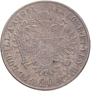 Österreich 20 Kreuzer 1841 C FERDINAND I. Prag
