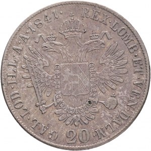 Austria 20 Kreuzer 1841 C FERDINAND I. Praga