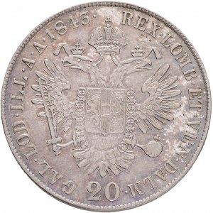 Österreich 20 Kreuzer 1843 C FERDINAND I. Prag