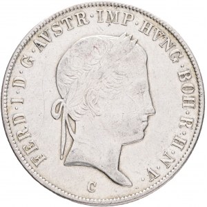 Austria 20 Kreuzer 1843 C FERDINAND I. Praga