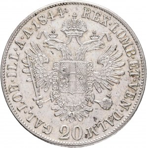 Austria 20 Kreuzer 1844 A FERDINAND I. Vienna