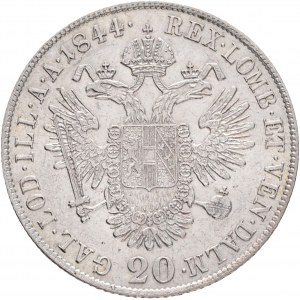 Autriche 20 Kreuzer 1844 C FERDINAND I. Prague