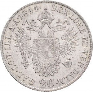 Autriche 20 Kreuzer 1844 C FERDINAND I. Prague