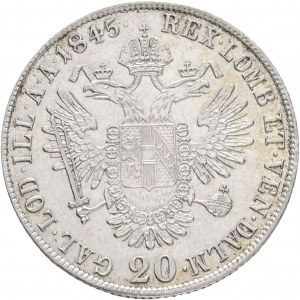 Rakúsko 20 Kreuzer 1845 C FERDINAND I. Praha