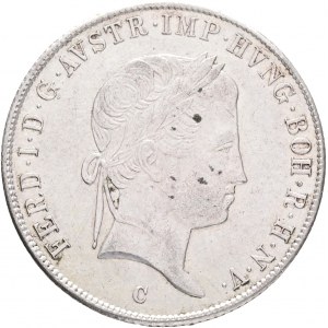 Rakúsko 20 Kreuzer 1845 C FERDINAND I. Praha