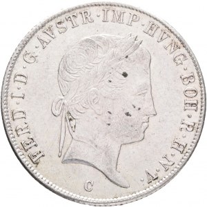 Österreich 20 Kreuzer 1845 C FERDINAND I. Prag