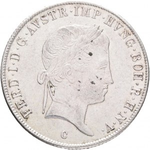 Rakúsko 20 Kreuzer 1845 C FERDINAND I. Praha